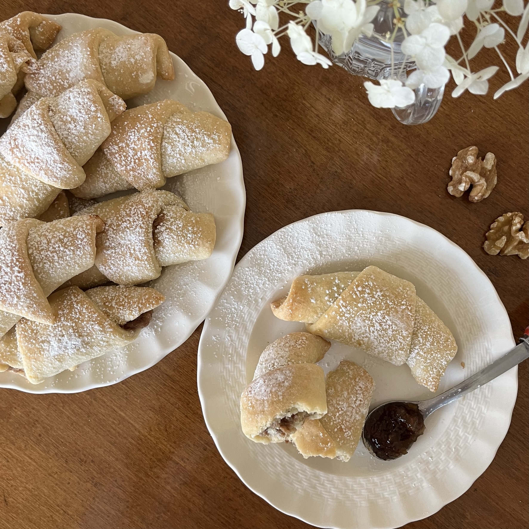 Hungarian Walnut Fig Kifli Cookies The Hungary Soul