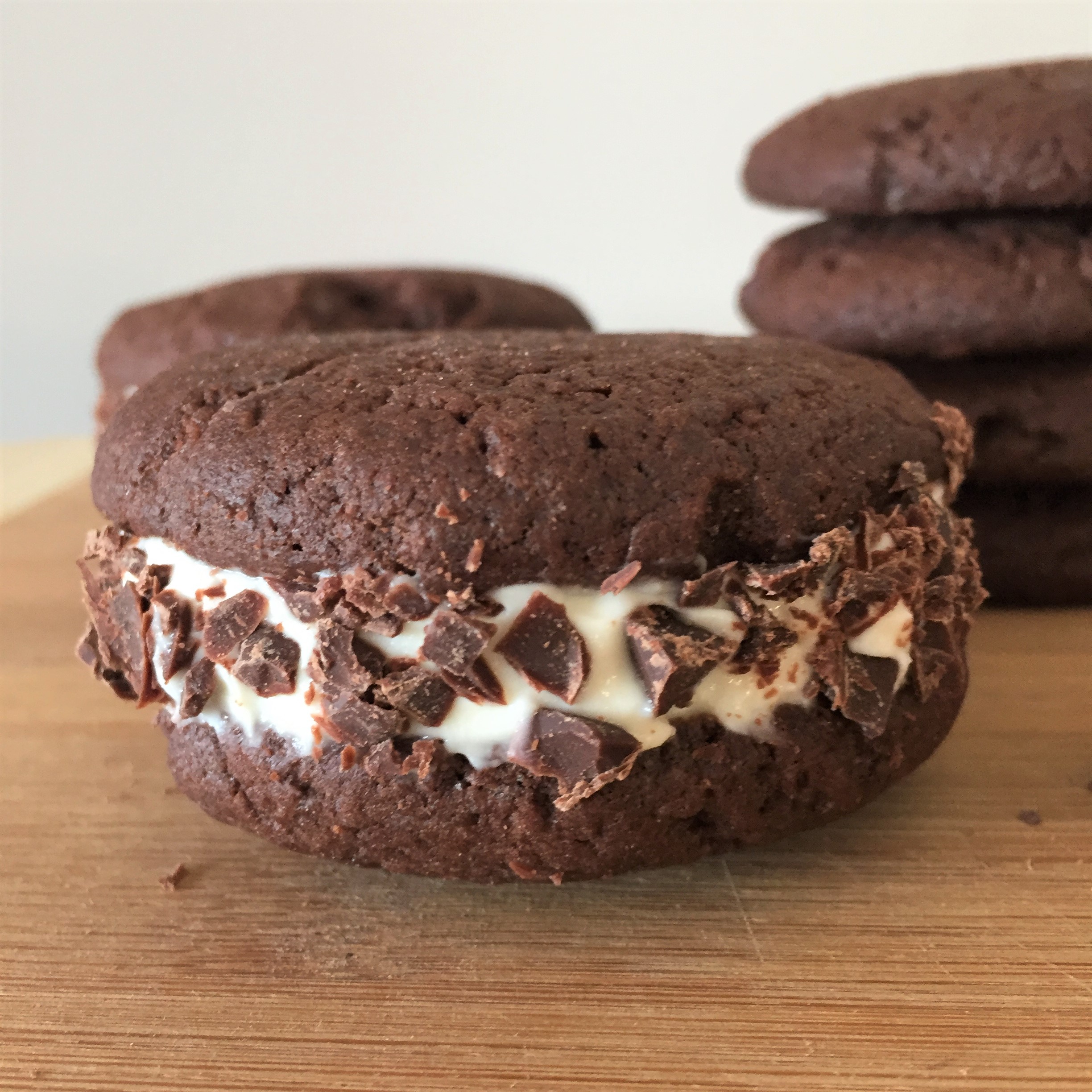 Chocolate Ice Cream Sandwich Cookies - The Hungary Soul