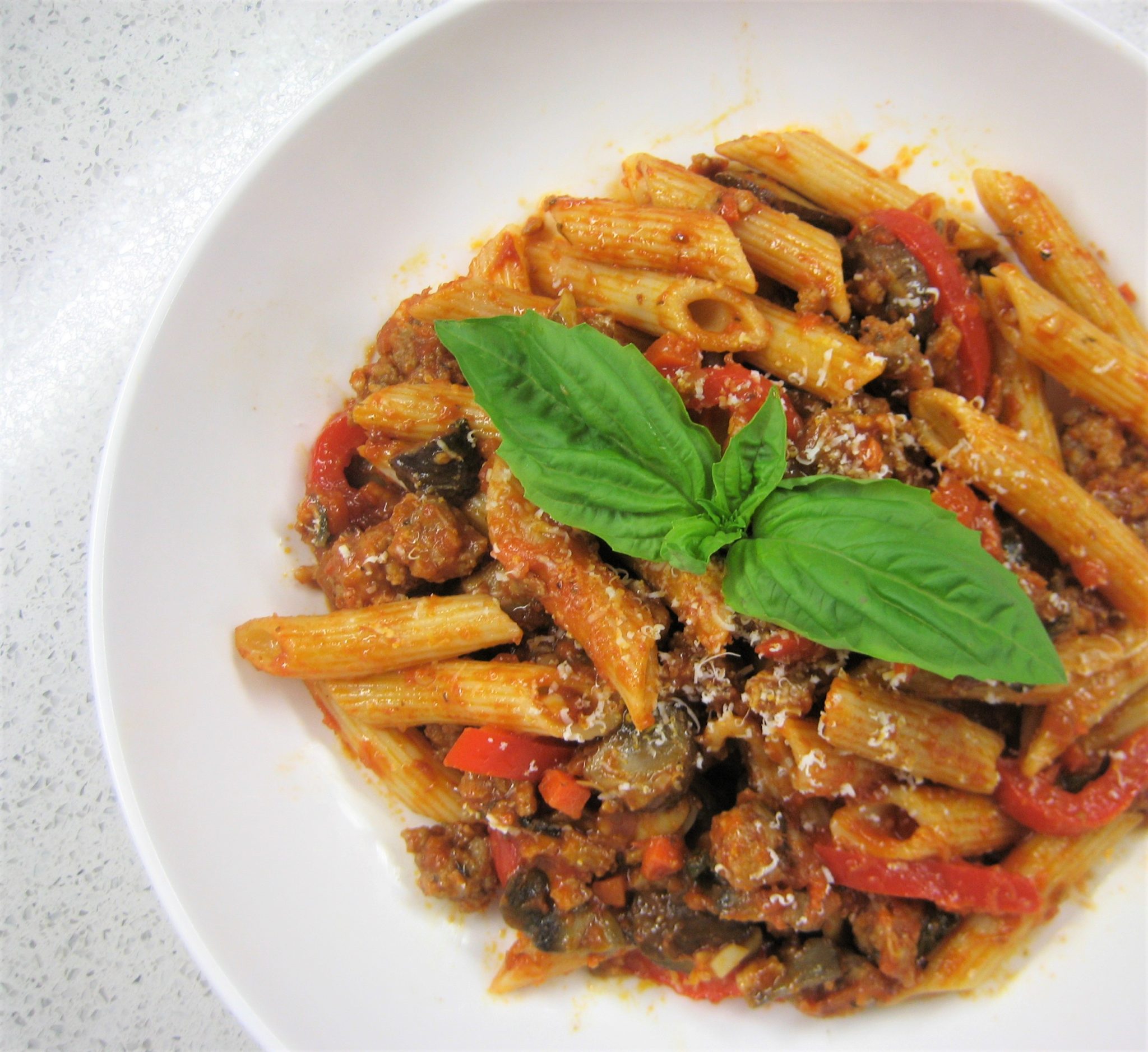 Italian Sausage And Mushroom Pasta With Marinara Sauce The Hungary Soul