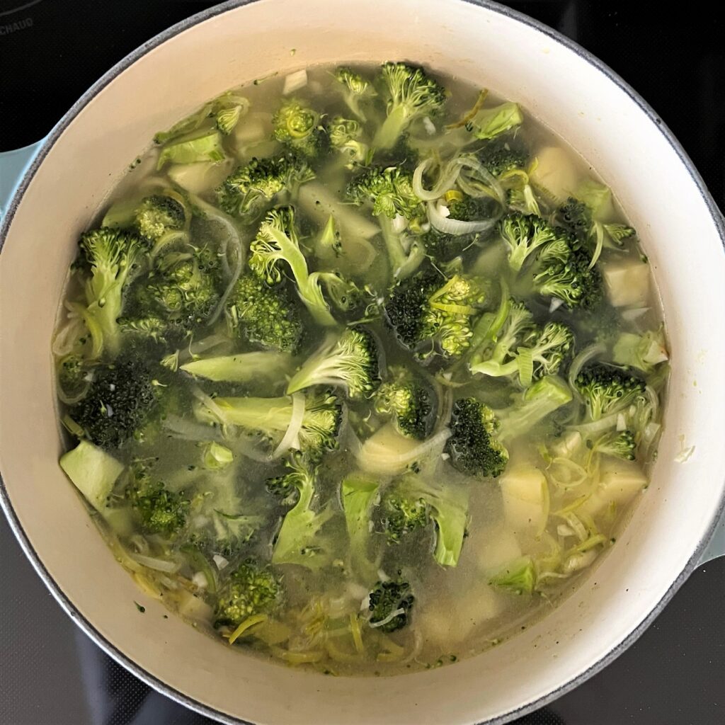 Light Creamy Leek And Broccoli Soup - The Hungary Soul