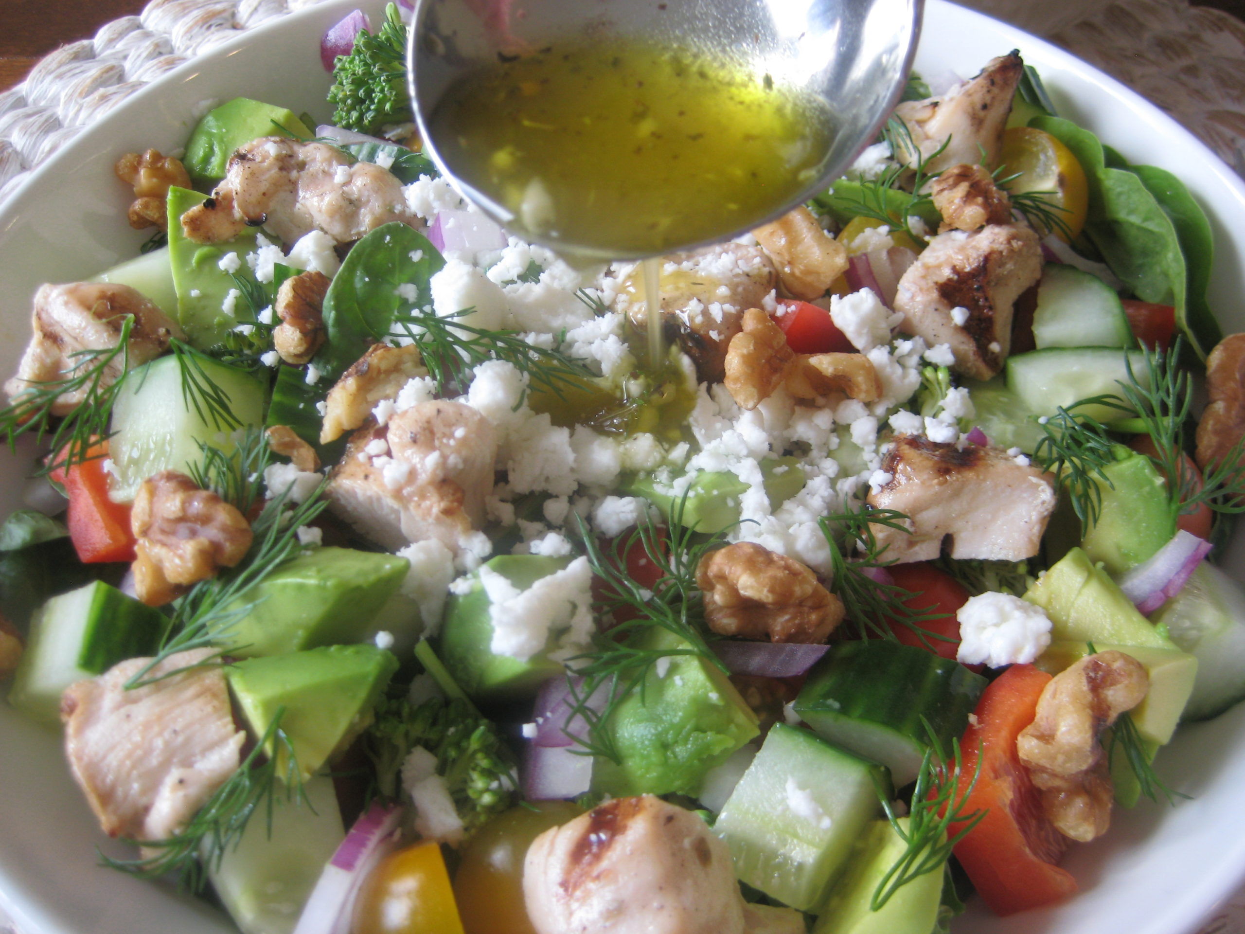 Mediterranean Inspired Spinach Salad The Hungary Soul