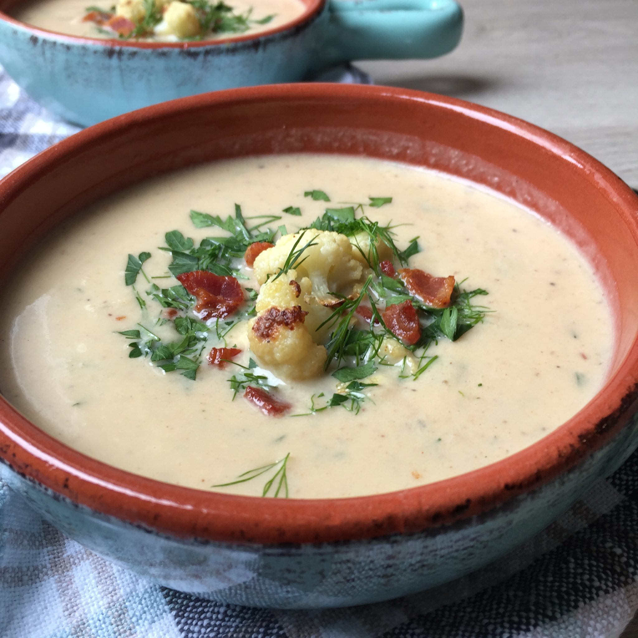 Hungarian Creamy Roasted Cauliflower Dill Soup - The Hungary Soul