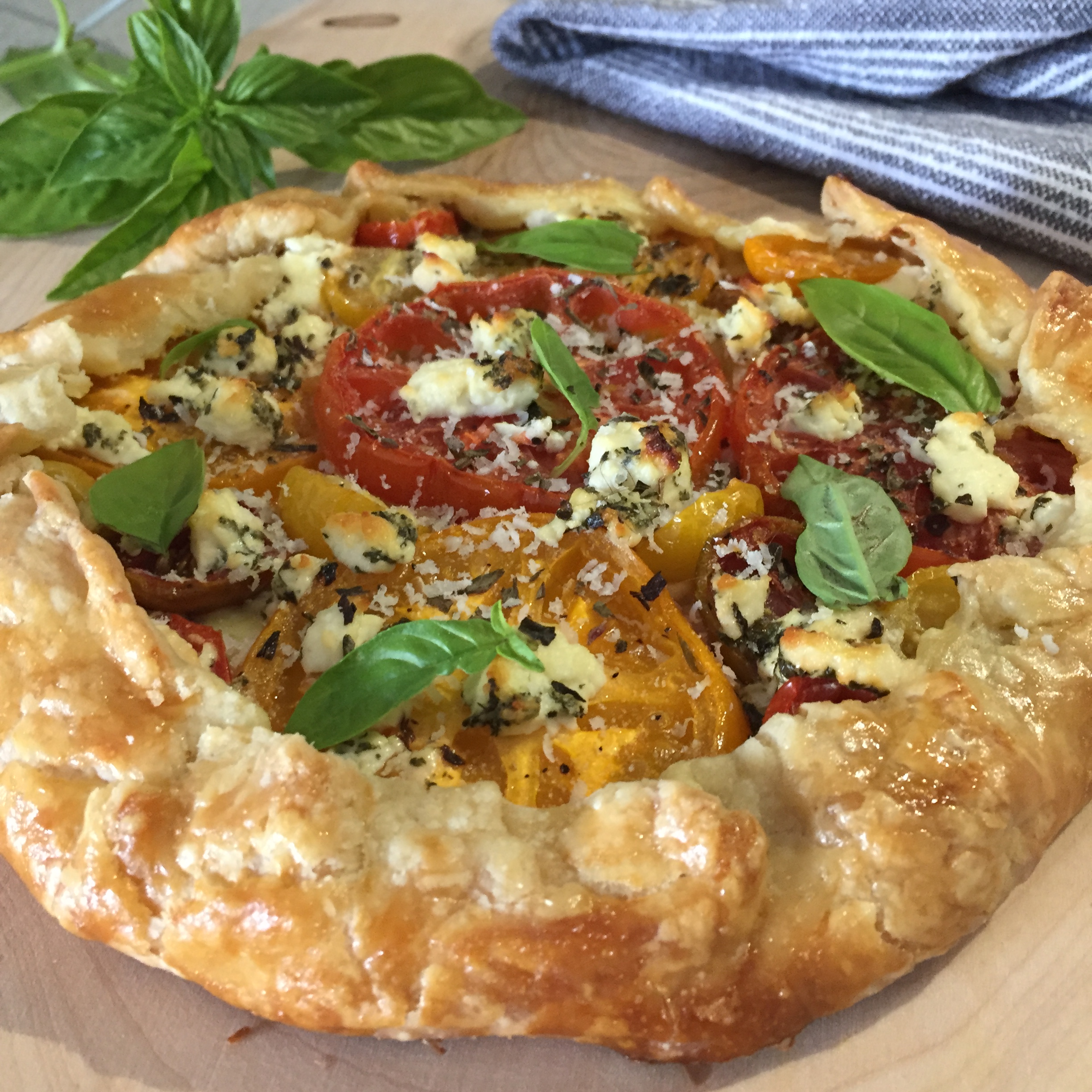 Herbed Tomato Galette - Designs of Any Kind, Recipe