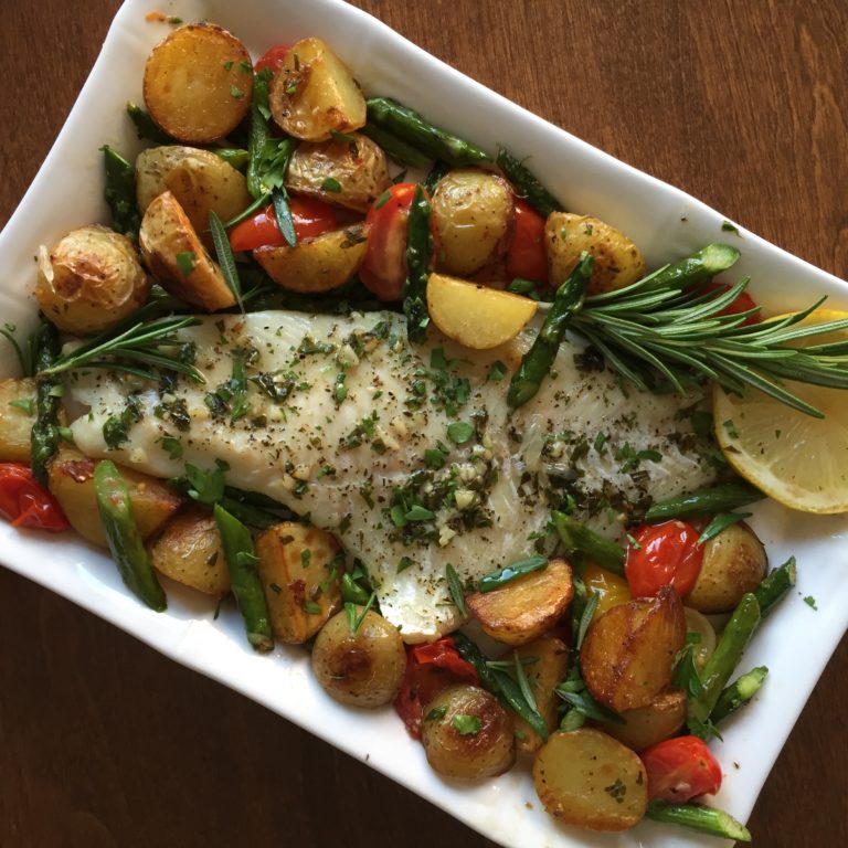 Baked Haddock with Lemon Tarragon Butter Sauce - The Hungary Soul