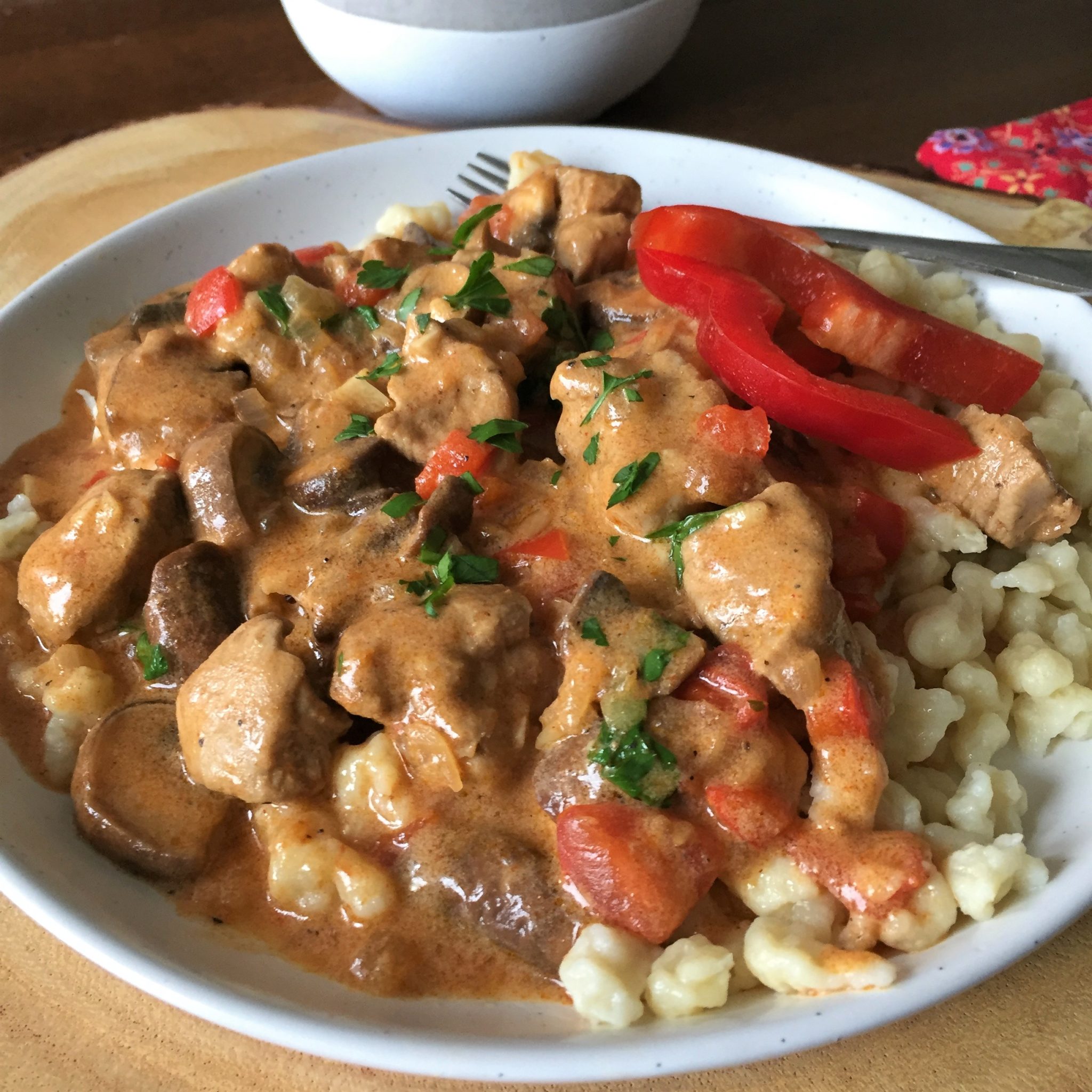 Hungarian Creamy Pork Paprikás - The Hungary Soul