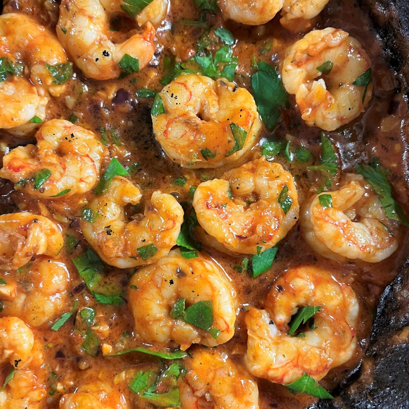 Pan-Seared Shrimp with Garlic Paprika Sauce - The Hungary Soul