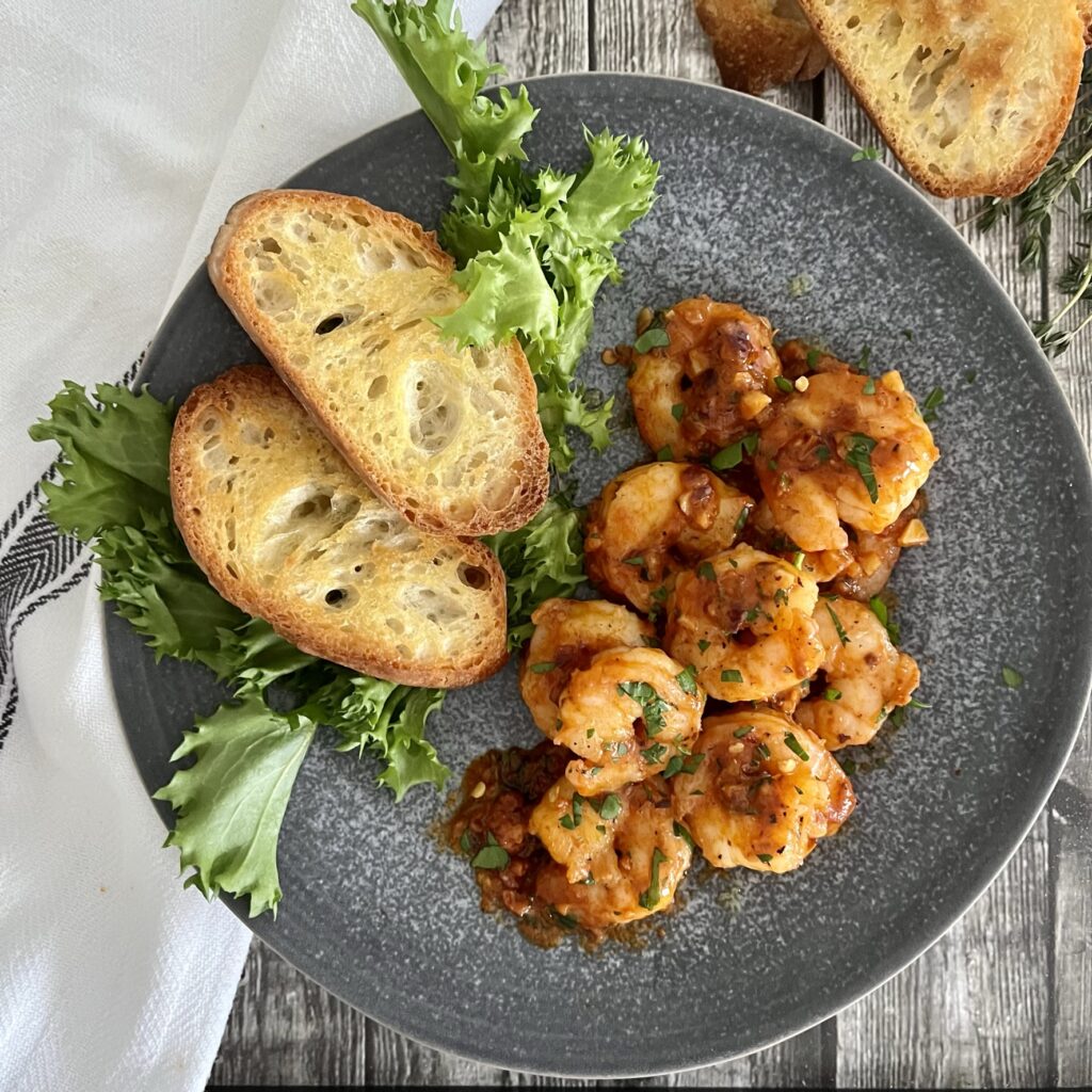 Perfect Seared Shrimp with Garlic and Herbs - The Real Recipes