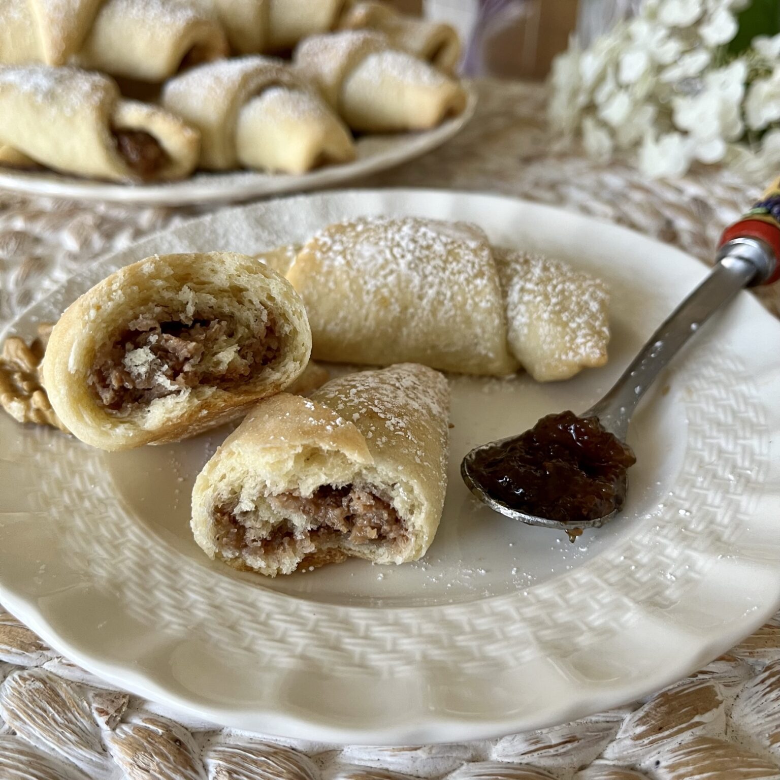 Hungarian Walnut Fig Kifli Cookies - The Hungary Soul