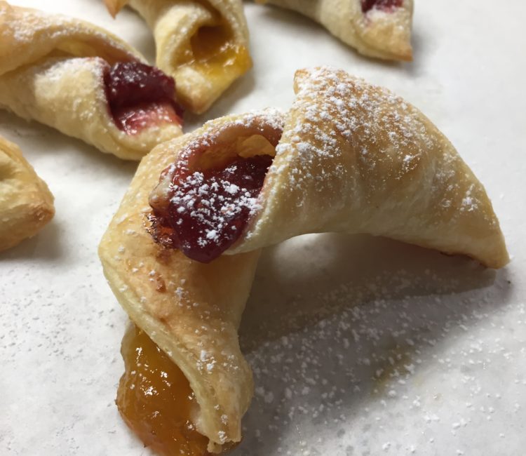 Flaky soft crescents